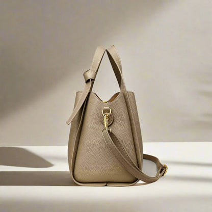 Sac à épaule Sophie pour femme en cuir synthétique - Élégant, pratique, bandoulière réglable, intérieur spacieux - Noir