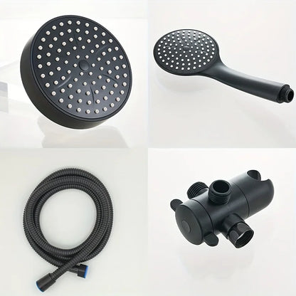 AquaFlow Shower Set | High-Pressure Handheld with Long Hose