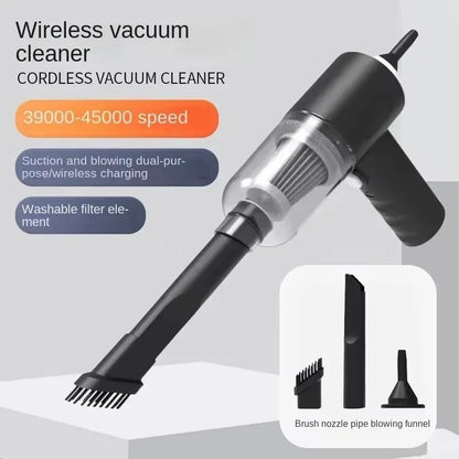 Aspirateur portable 5 en 1 avec aspiration puissante de 15 000 Pa et charge USB-C – Léger et pratique pour voiture et maison