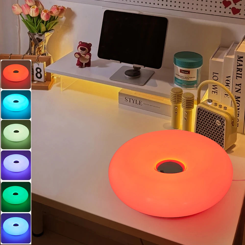 Bamboo Table Lamp | USB Plug, Touch Control