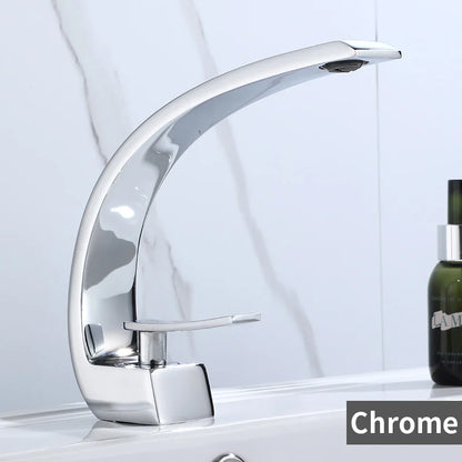 Basil Faucet | Modern Black/Gold Mixer Tap