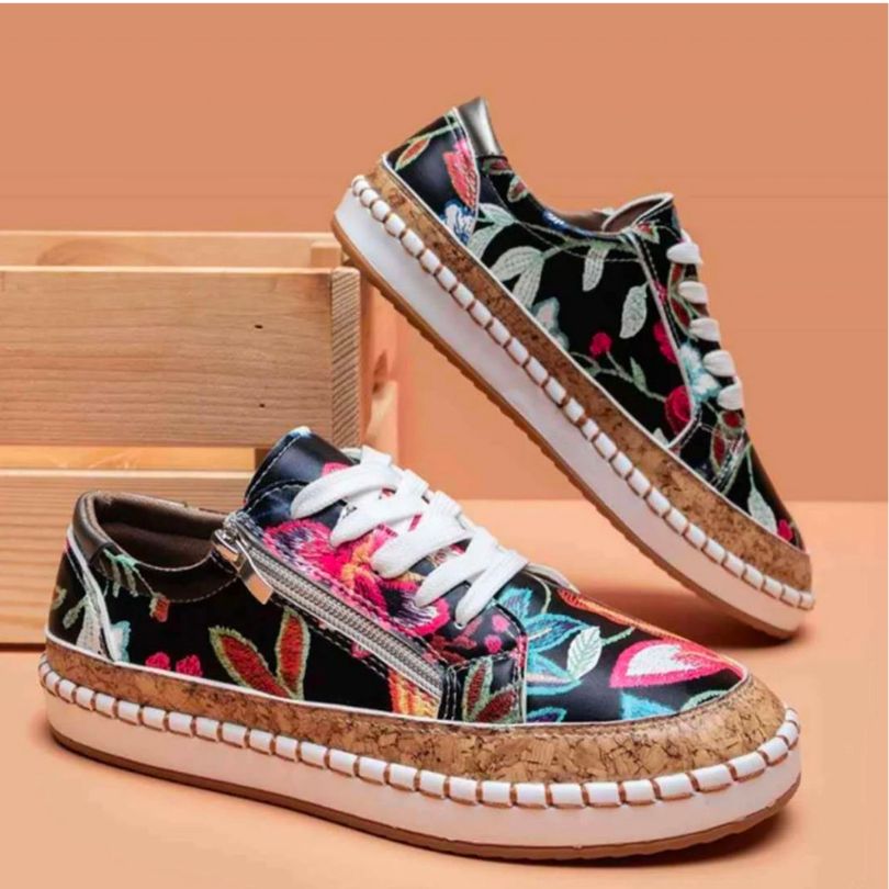 Baskets orthopédiques confortables pour femmes pour la course et la marche – Chaussures de sport souples en plusieurs tailles