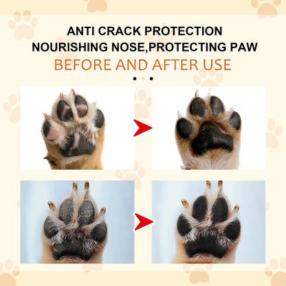 Baume hydratant pour les pattes et le nez des chiens et des chats – Crème réparatrice 50g