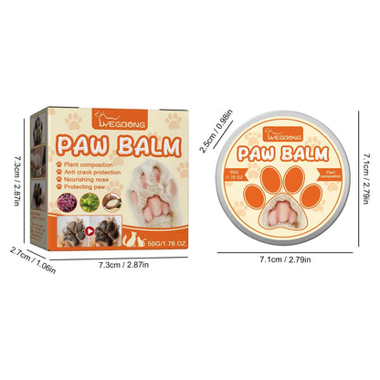 Baume hydratant pour les pattes et le nez des chiens et des chats – Crème réparatrice 50g