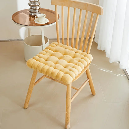 Biscuit Plush Cushion | Soft Decorative Pillow, Cookie-Shaped Design