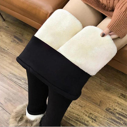 Leggings en polaire chauds et confortables pour femmes – Leggings de sport élastiques pour l'hiver, coupe ajustée, disponibles en plusieurs tailles