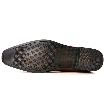 Chelsea Boots in Synthetic Leather with Rubber Sole - Elegance and Comfort for Men