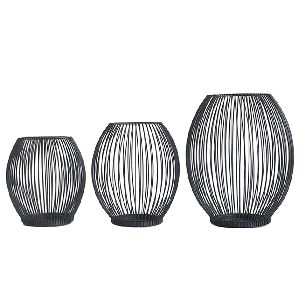 Bramble Lantern Candle Holder | Vintage Wrought Iron Design