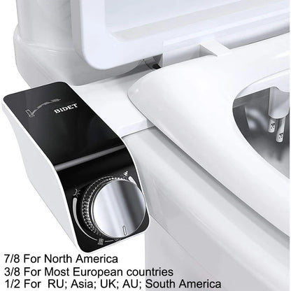 Breezy Bidet Attachment | Non-Electric, Dual Nozzles