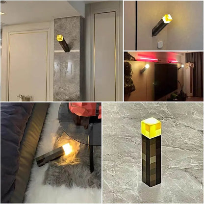 Bristol Flashlight Lamp | LED Night Light, USB Rechargeable, Color Changing