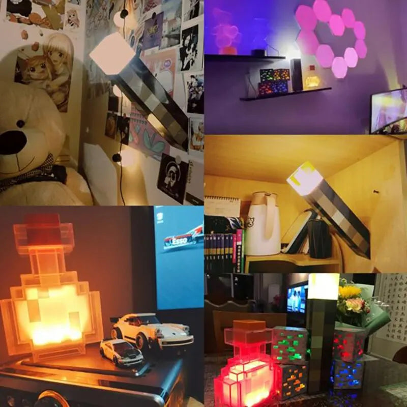 Bristol Flashlight Lamp | LED Night Light, USB Rechargeable, Color Changing