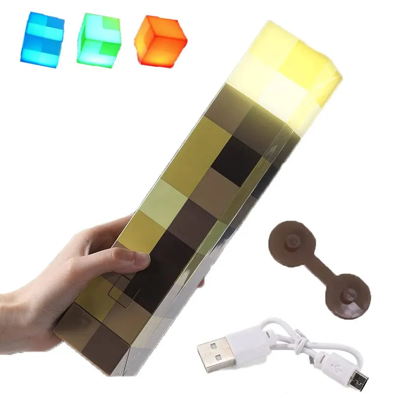 Bristol Flashlight Lamp | LED Night Light, USB Rechargeable, Color Changing