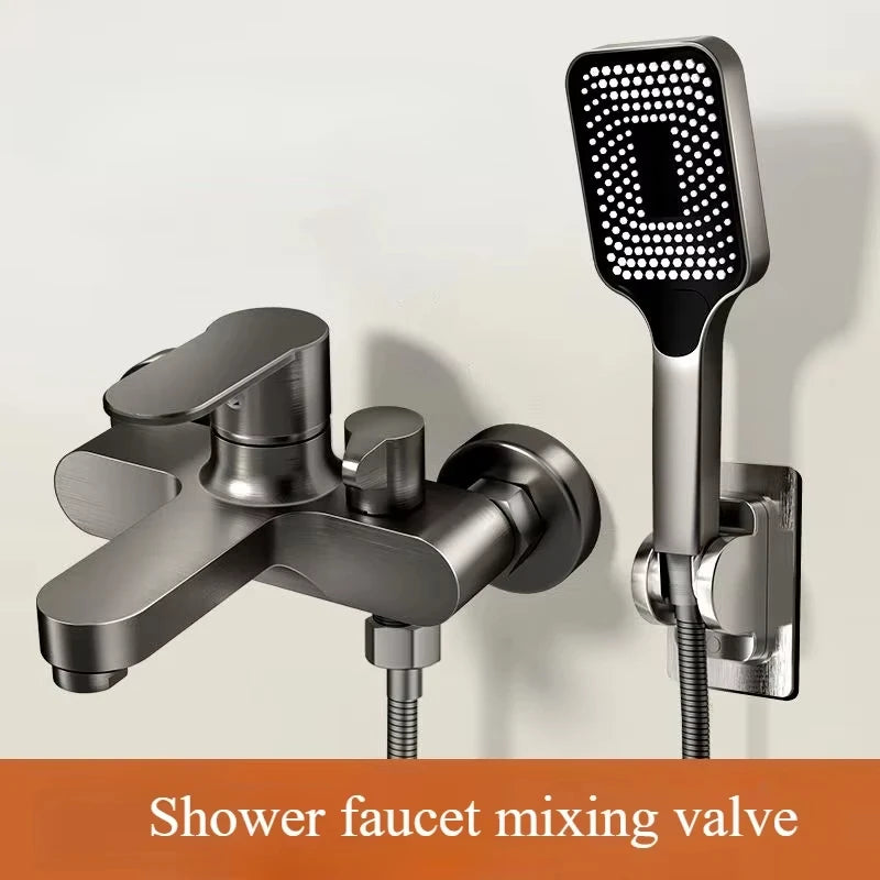 Bristol Shower Faucet | Adjustable Brass Shower Fixtures, Triple Function
