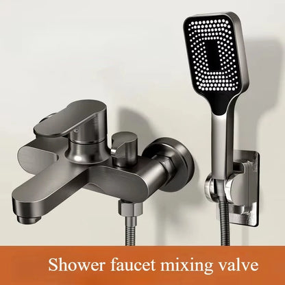 Bristol Shower Faucet | Adjustable Brass Shower Fixtures, Triple Function