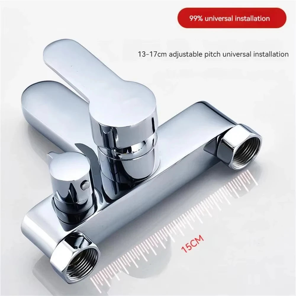 Bristol Shower Faucet | Adjustable Brass Shower Fixtures, Triple Function