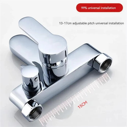 Bristol Shower Faucet | Adjustable Brass Shower Fixtures, Triple Function