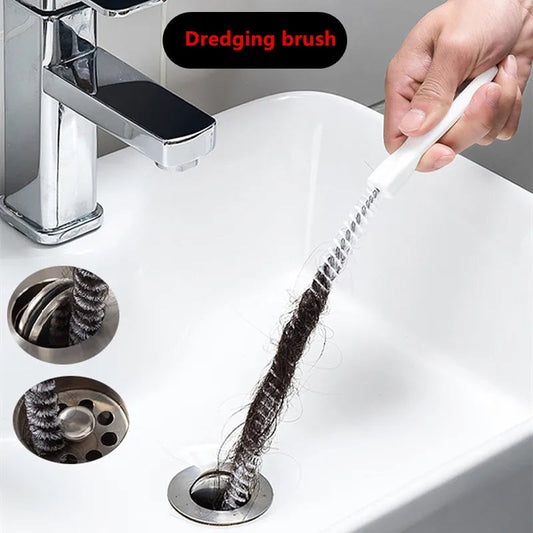 Flexible Brush for Drain Cleaning – Maintenance Tool for Sinks and Pipes