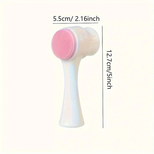 Silicone Massage Brush for Dogs – Double-Sided Grooming Tool for Healthy and Shiny Paws