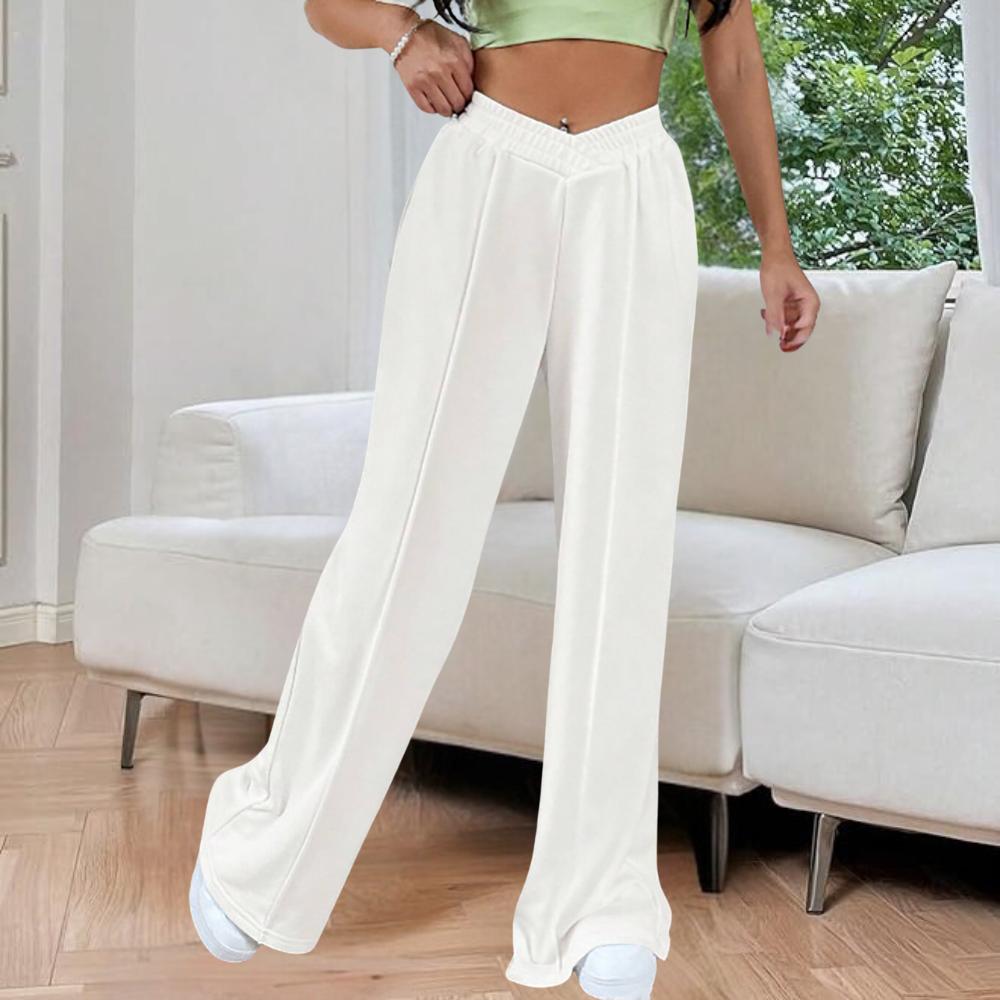 Pantalon fluide décontracté pour femme en tissu doux – Confort et élégance pour le quotidien, disponible en plusieurs tailles et couleurs