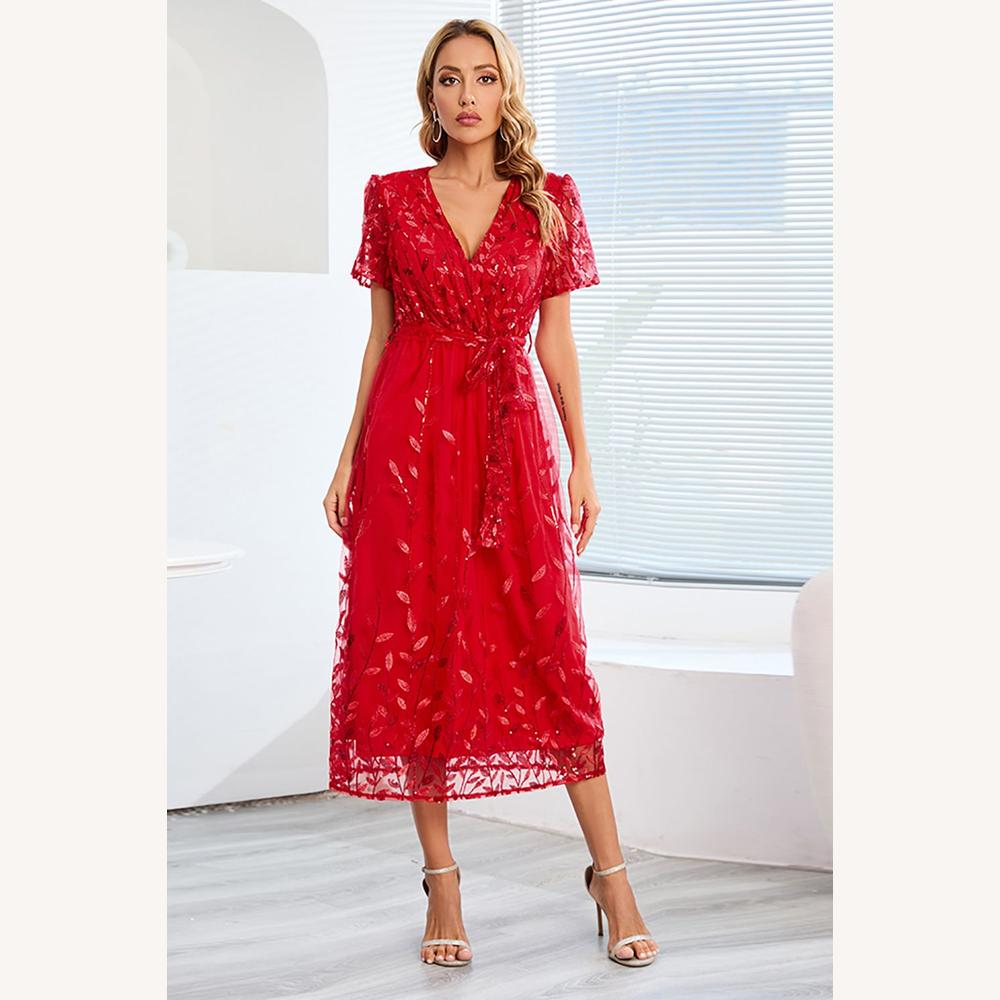 Variant image for Robe d'Été Femme Longue Chic en Tissu Léger – Élégante et Polyvalente pour Événements Estivaux-16