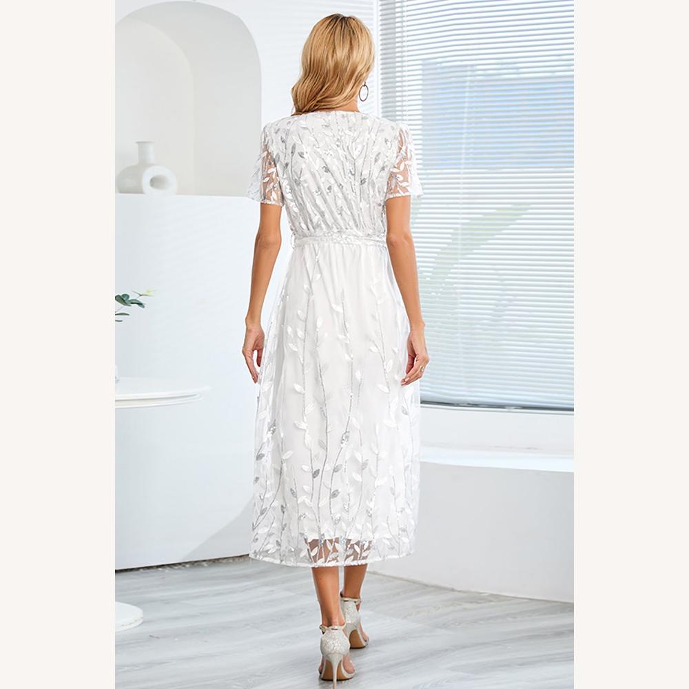 Robe longue chic d'été pour femme en tissu léger – Élégante et polyvalente pour les événements estivaux