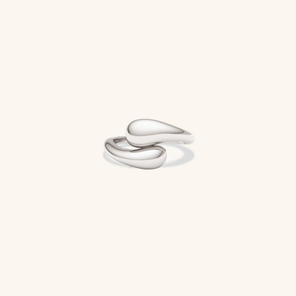 Bague pour femme en or 18 carats réglable taille unique hypoallergénique