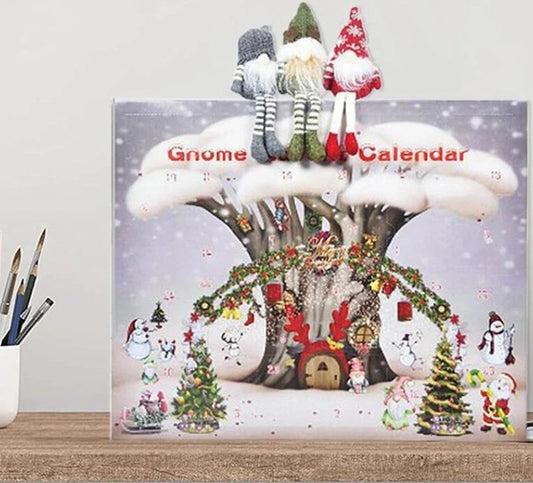 Halloween Advent Calendar with 24 Surprise Puzzles in Lightweight Cardboard – Festive Decoration and Countdown