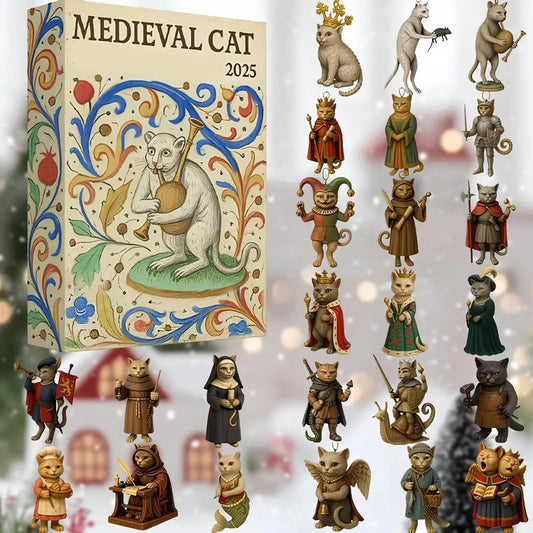 Medieval Advent Calendar for Cat - 24 Days of Festive Surprises