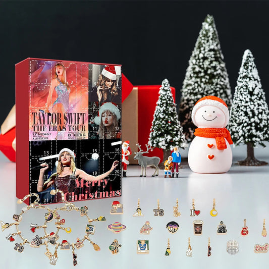 Original Advent Calendar 2025 with 24 Handmade Artisan Bracelets – Festive Countdown for Music Lovers