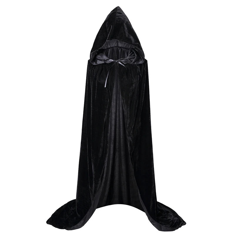 Cape de déguisement Hocus Pocus avec capuche – Manteau unisexe pour Halloween 2025