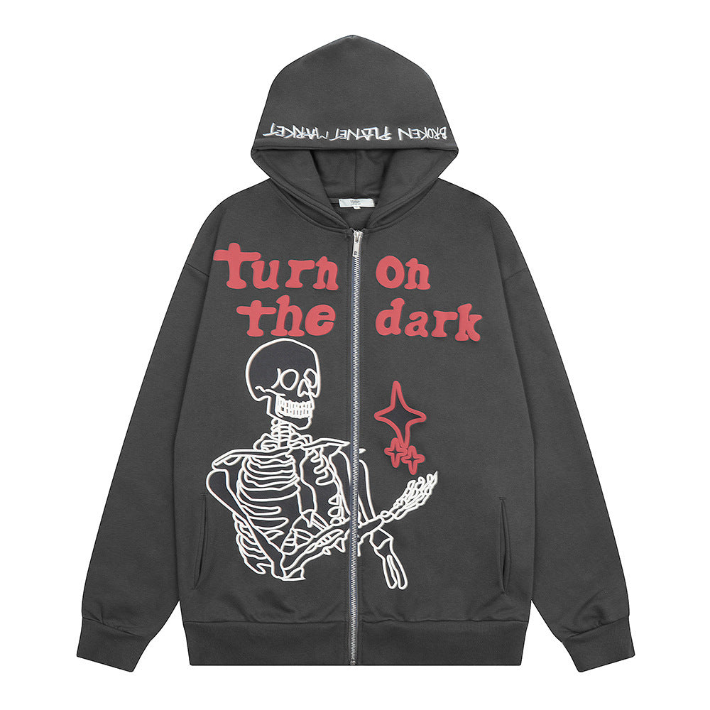 Cardigan à Capuche Surdimensionné pour Homme en Coton - Style Urbain Automnal 5