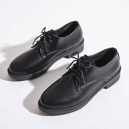 Chaussures Oxford en cuir rétro pour femmes – Confort exceptionnel et style intemporel, taille standard UE