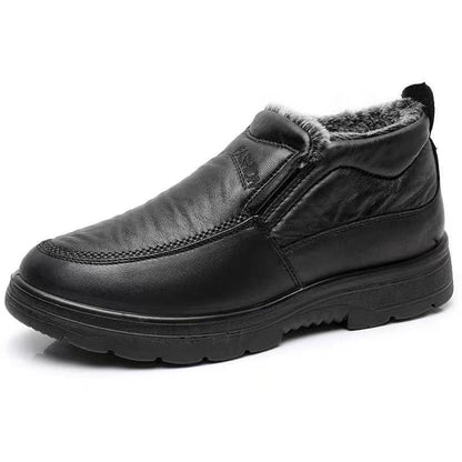 Chaussures étanches pour homme à enfiler avec doublure en polaire et semelle antidérapante – Confort et élégance