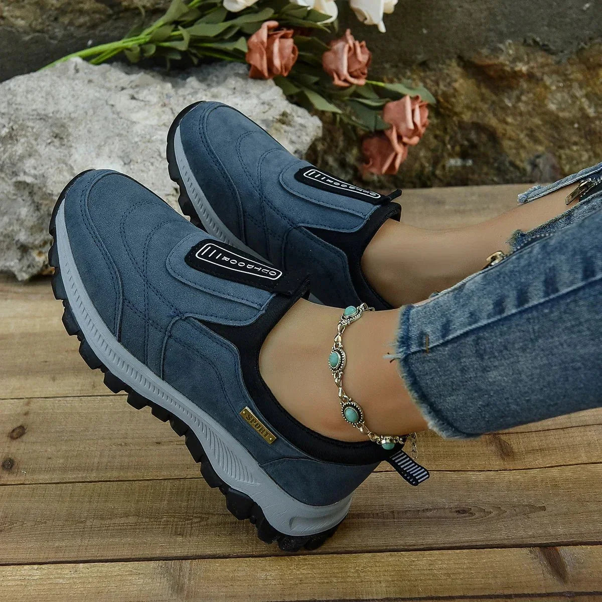 Soft Orthopedic Non-Slip Shoes with Arch Support for Men and Women