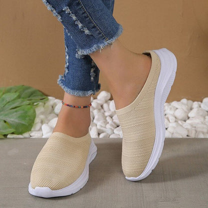 Chaussures orthopédiques d'été respirantes à enfiler avec semelle rembourrée antidérapante