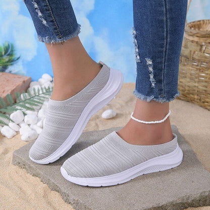 Chaussures orthopédiques d'été respirantes à enfiler avec semelle rembourrée antidérapante
