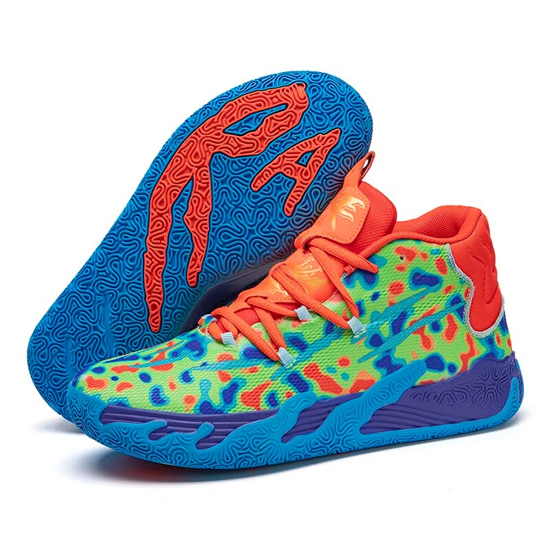 Breathable Basketball Shoes for Men with Non-Slip Sole – Indoor and Outdoor Performance
