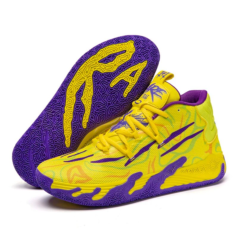 Breathable Basketball Shoes for Men with Non-Slip Sole – Indoor and Outdoor Performance
