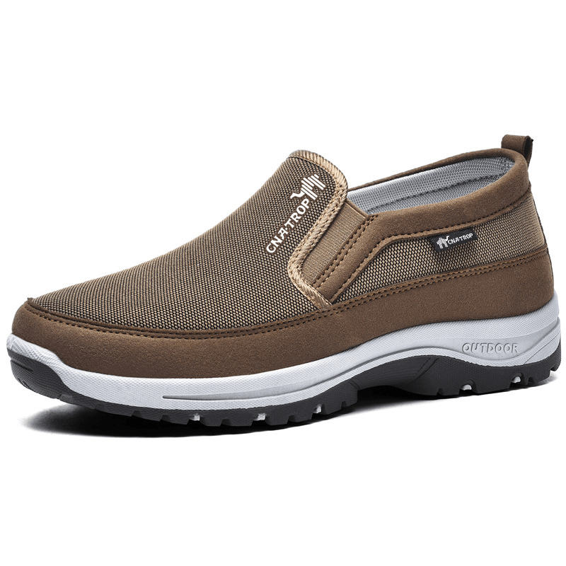 Breathable Walking Shoes for Men with Non-Slip Memory Foam Sole – Comfort and Modern Style
