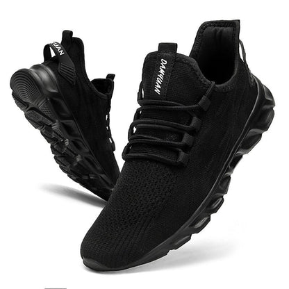 Men's Breathable Fabric Shoes with Sturdy Sole – Versatile Style for Casual Wear