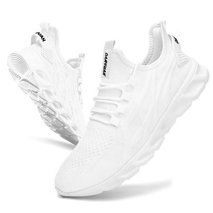 Men's Breathable Fabric Shoes with Sturdy Sole – Versatile Style for Casual Wear