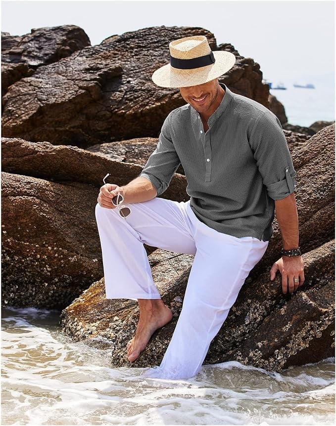 Chemise décontractée en coton doux et respirant – Disponible en plusieurs tailles et couleurs