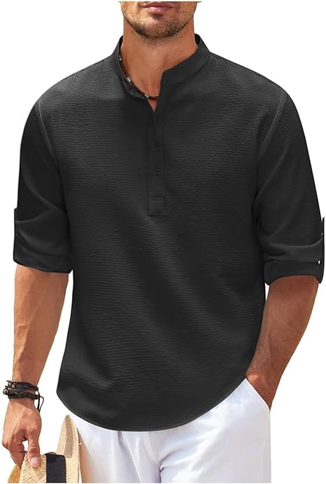Chemise décontractée en coton doux et respirant – Disponible en plusieurs tailles et couleurs