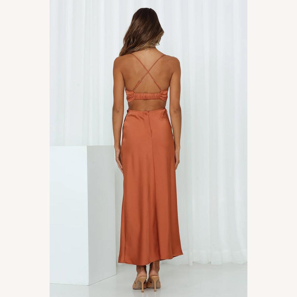 Robe de soirée élégante et fluide pour femmes – Design raffiné en tissu léger