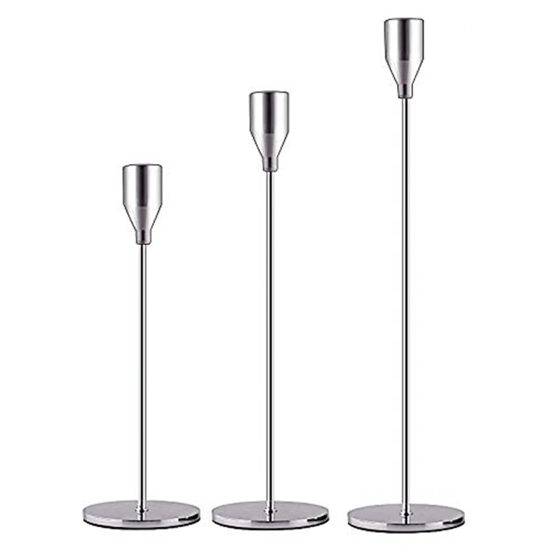 Cleo Candle Holders Set | Elegant Gold Candle Holders for Home Decor