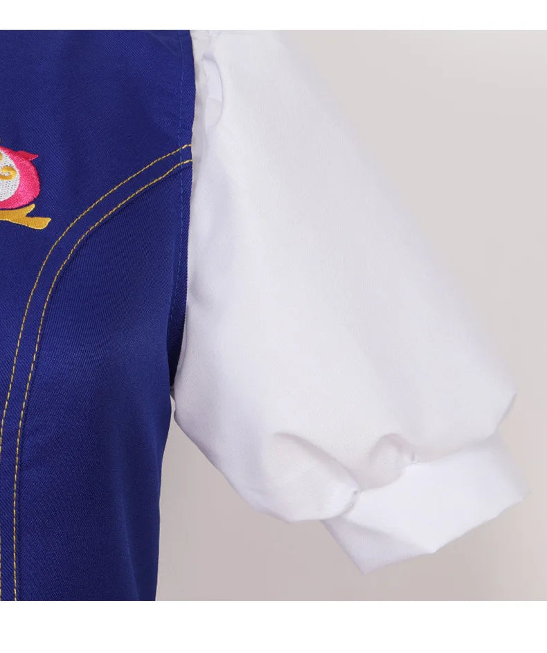 Déguisement d'écolière Barbie avec gilet et jupe à carreaux pour Halloween