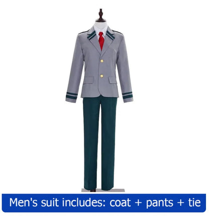 Costume de cosplay Mon Héros Académie – Ensemble uniforme scolaire avec veste, chemise, cravate, jupe ou pantalon