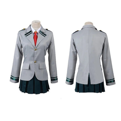 Costume de cosplay Mon Héros Académie – Ensemble uniforme scolaire avec veste, chemise, cravate, jupe ou pantalon