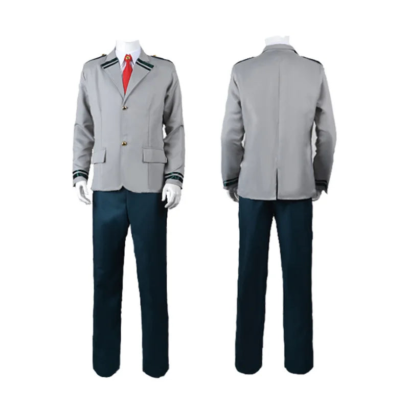 Costume de cosplay Mon Héros Académie – Ensemble uniforme scolaire avec veste, chemise, cravate, jupe ou pantalon