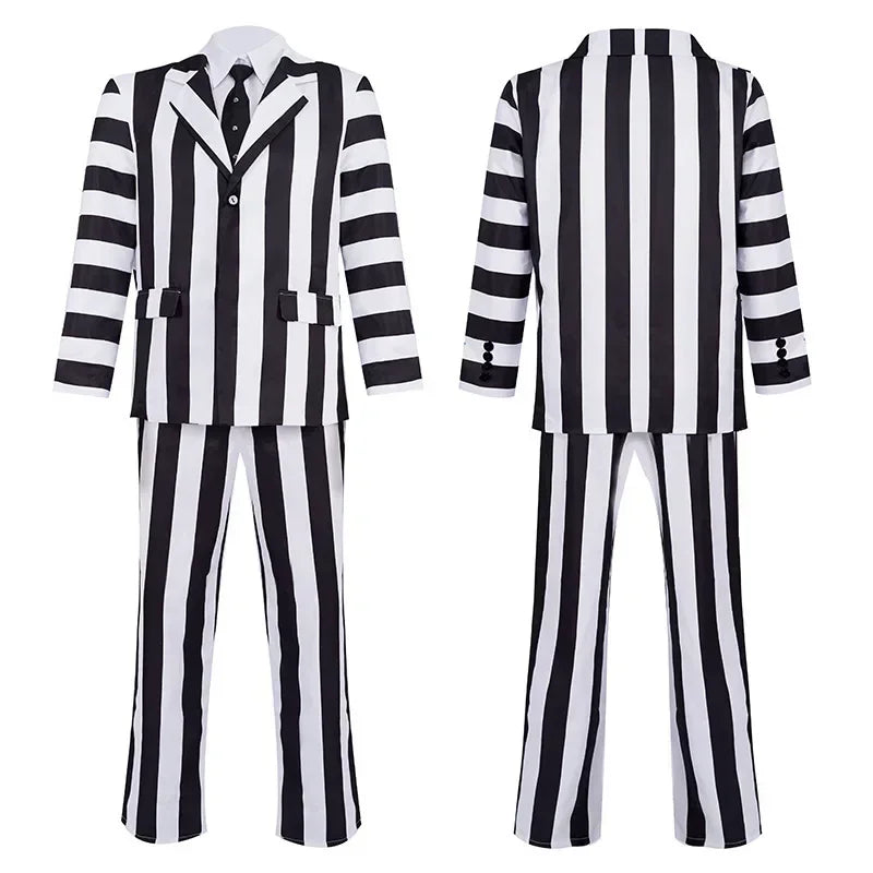 Robe de mariage en tulle rouge pour cosplay Beetlejuice – Robe dramatique pour la fête d'Halloween
